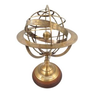 Didelė žalvarinė astroliabija Aukštis 52 cm