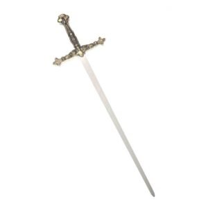 Kryžiuočių riterių plieninis kardas – replika – 73 cm